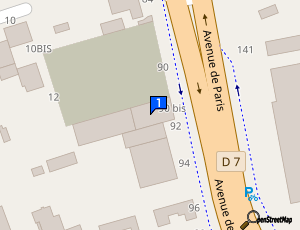 Carte Paris Sud Auto N7