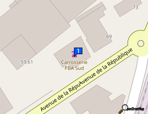 Carte Pba Sud