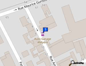 Carte Auto Garage Ampere