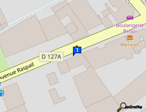 Carte Gentilly Autoroutes