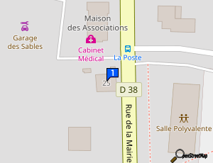 Carte Garage Des Sables