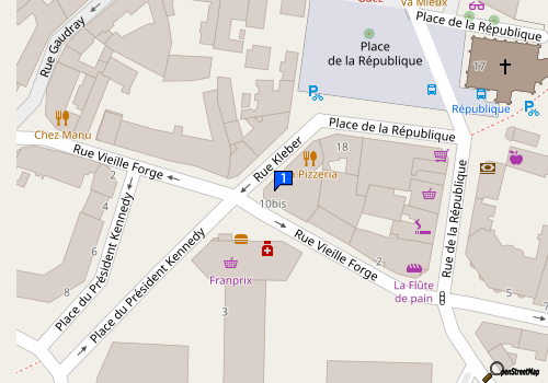 Carte Garage Des Deux Places