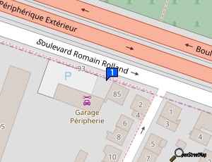 Carte Garage Peripheric