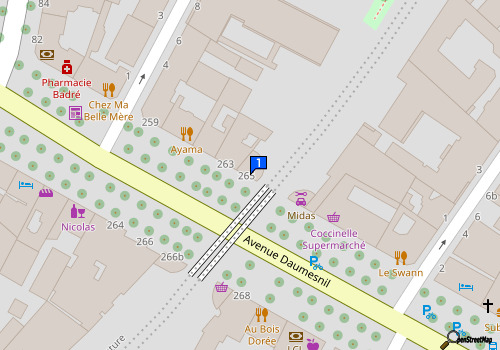 Carte Midas France