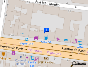 Carte Industrielle Automobile Vincennoise