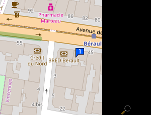 Carte Vincennes Service Rapide