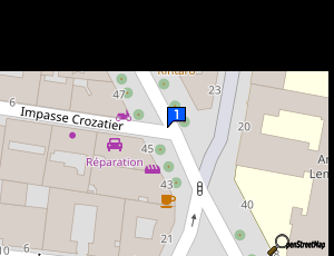 Carte Crozatier Auto Moto Service