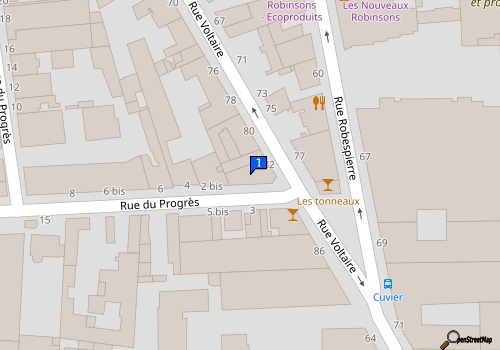 Carte Montreuil Electricite Auto
