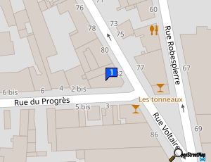 Carte Montreuil Electricite Auto