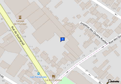 Carte Garage Des 4 Ruelles
