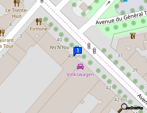 Carte Carrosserie Automobiles Morangis