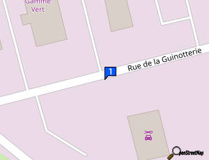 Carte Eurl Carrosserie Stephane Turpin