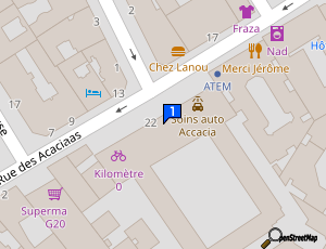 Carte Soins Auto Acacia