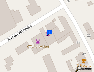 Carte Garage Du Val Andre