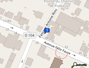 Carte Garage Bridoux Automobiles