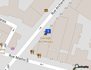 Carte Garage Archereau