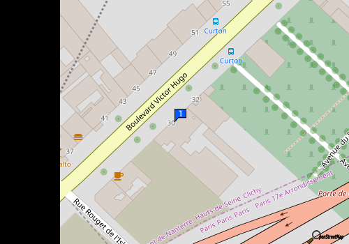 Carte Clichy Nord 1