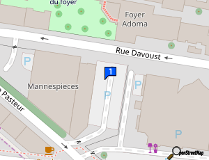 Carte Mannesfrance Pantin