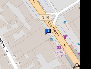 Carte Clichy Auto Services