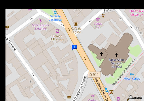 Carte Societe De Gerance Du Garage De Clichy