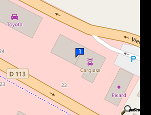 Carte Carglass S A S