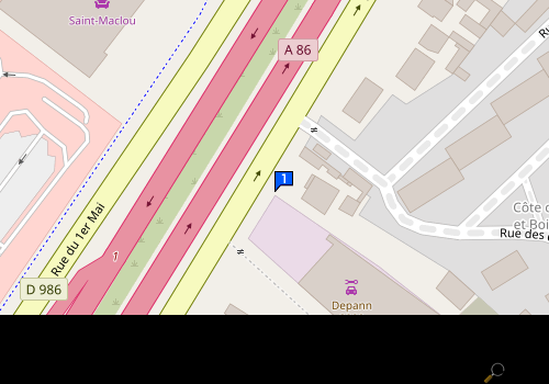 Carte Bailly Depannage