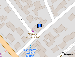 Carte Nouveau Auto Balzac