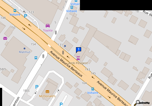 Carte Societe De Garages Des Yvelines