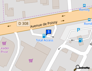 Carte Carglass S A S