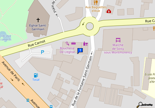 Carte Garage Bennici