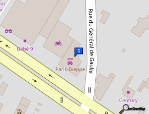 Carte Garage Paris Dieppe