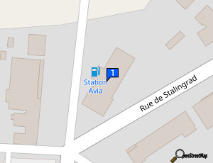 Carte Garage Auto Service Alain