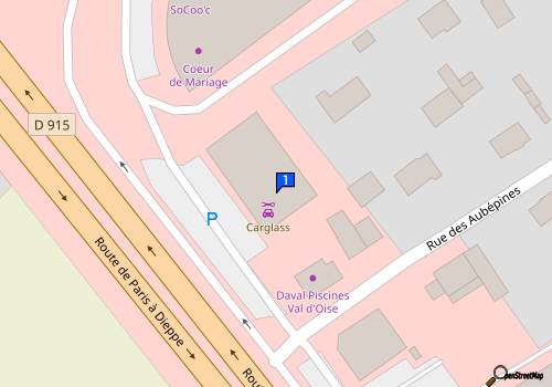 Carte Carglass S A S