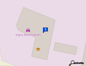 Carte Vigny Automobiles