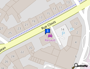 Carte Sarl Garage Yaneck