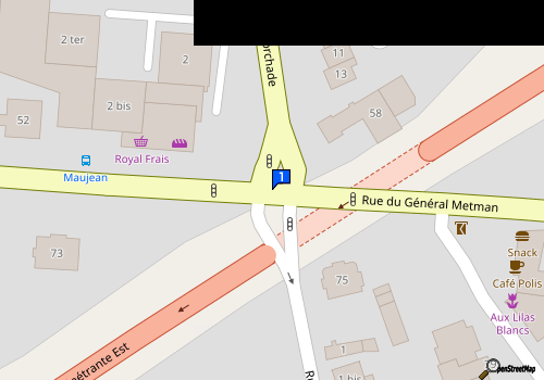 Carte Pixel Auto Metz