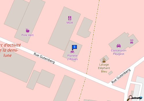 Carte Garage De La Demi Lune