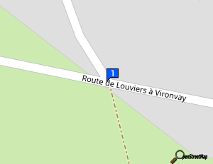 Carte Louviers Distribution