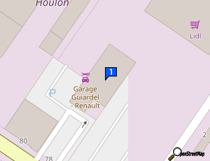 Carte Sarl Garage Olivier Guiardel