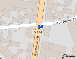 Carte Elbeuf Automobiles