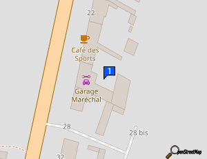 Carte Garage Marechal