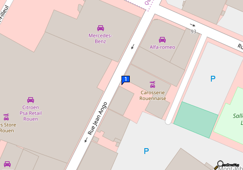 Carte Carrosserie Rouennaise