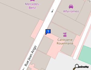 Carte Carrosserie Rouennaise