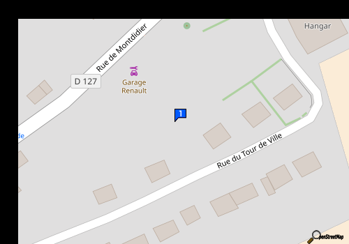 Carte Garage Martin
