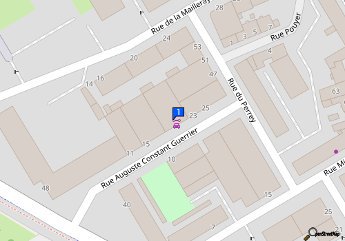 Carte Garage Clemenceau