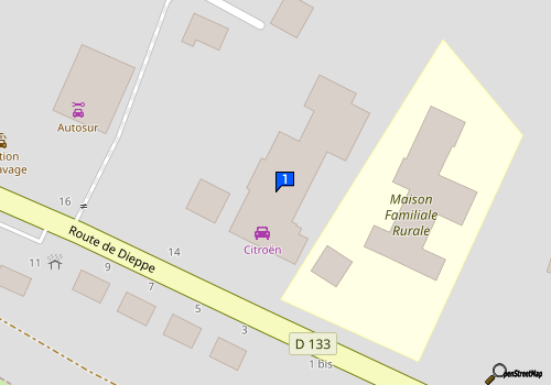 Carte Sarl Garage Luc Hamonier