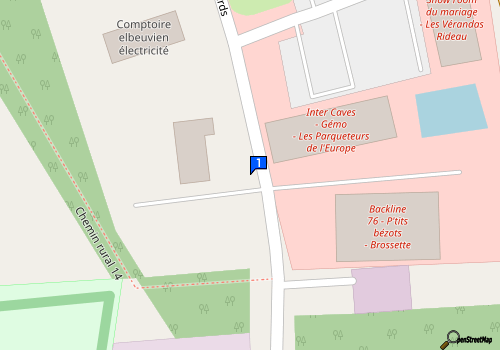 Carte Sarl Caux Pneu