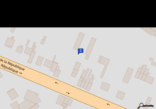 Carte Abbeville Lavage