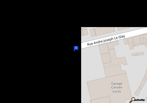 Carte Garage Lucas