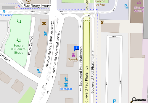 Carte Speedy France Sas